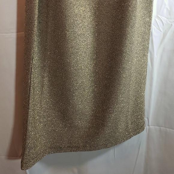 Peek-A-Boo Sparkle Rose Gold Dress - Picture 7 of 7